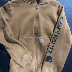 Carhartt Kids Tan Zip-Up Hoodie